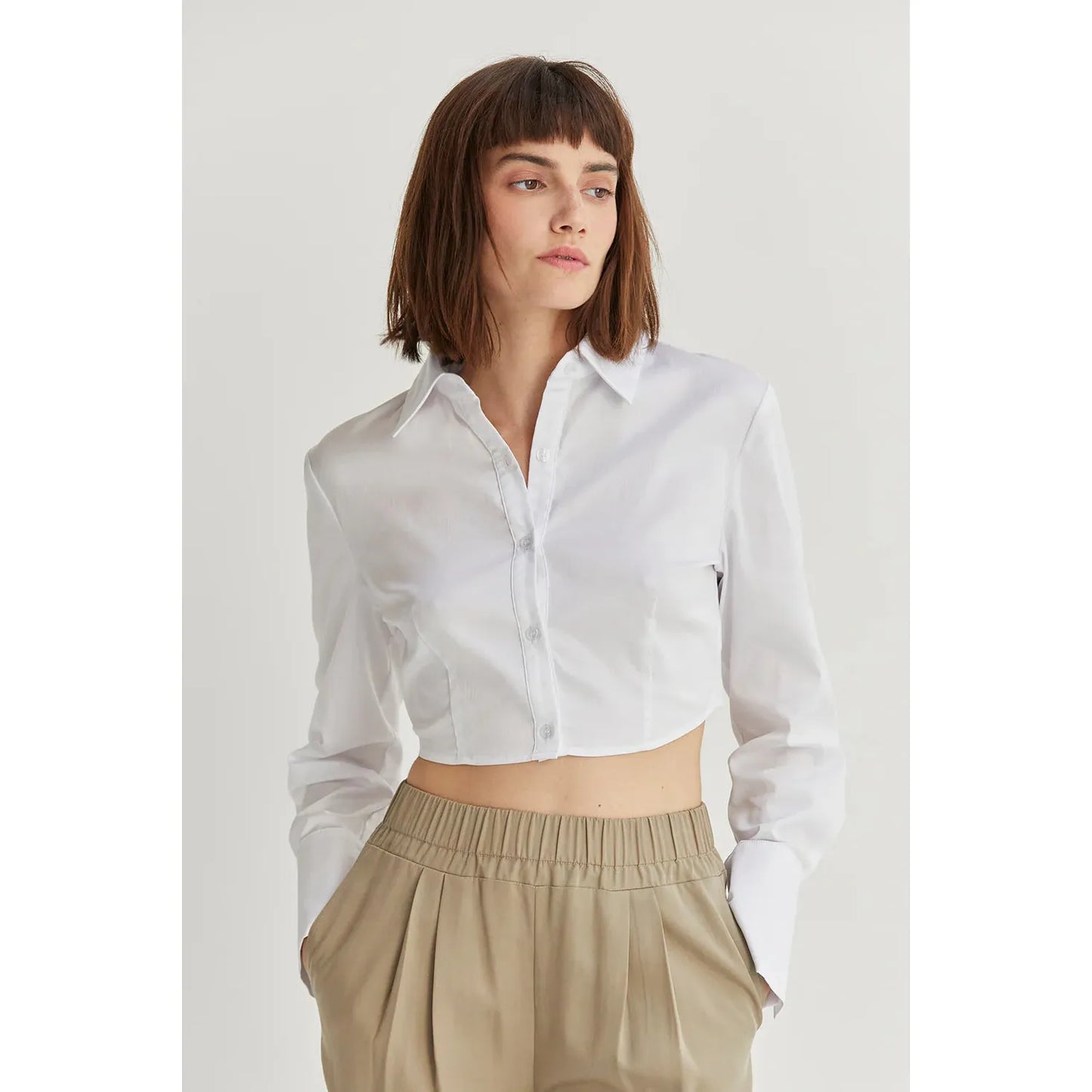 ROWEN CROPPED BLOUSE