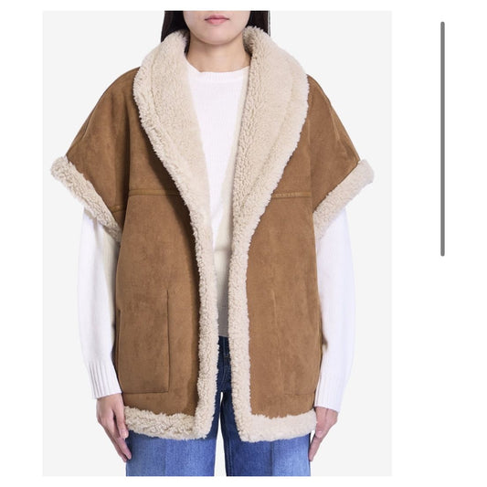 Reversible Shearling Vest