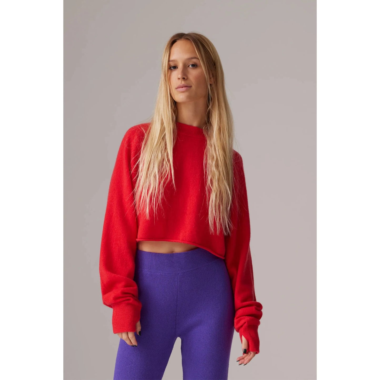 HOLLI CROP CASHMERE