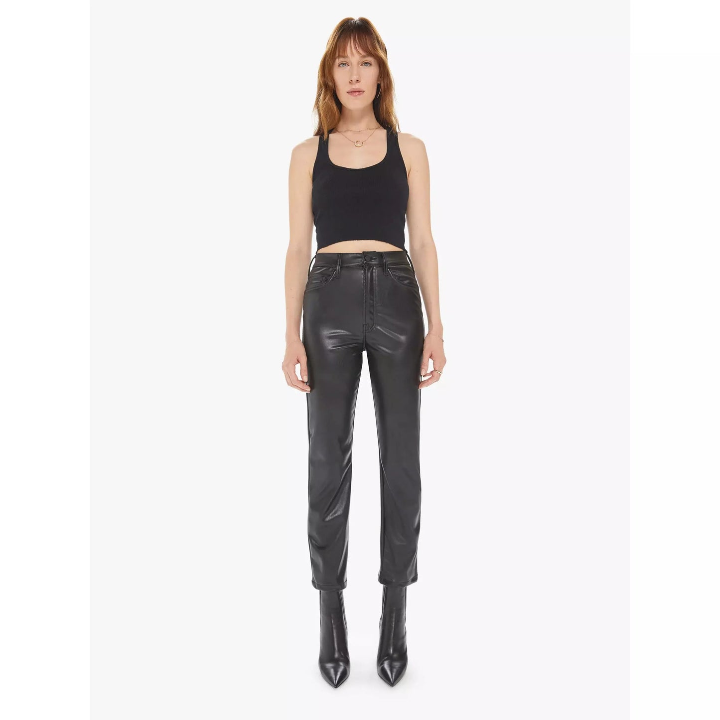 HIGH WAISTED RIDER ANKLE- BLACK